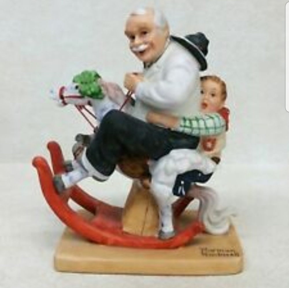 1980 Danbury Mint Gramps at the Reins Figurine